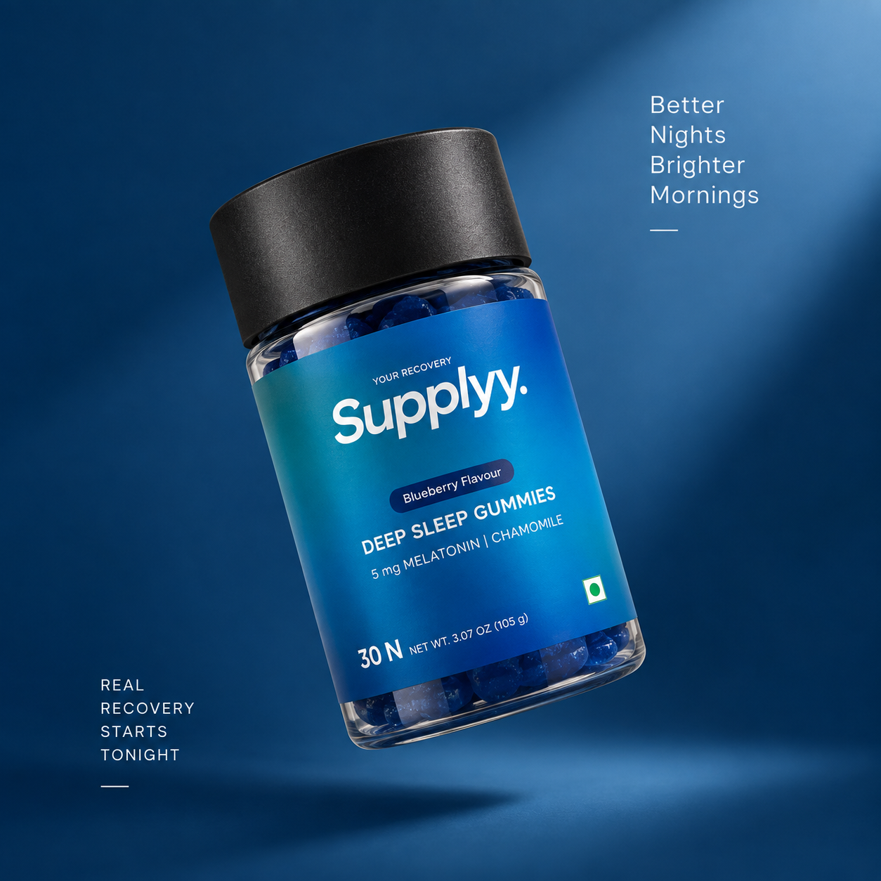 Restful nighttime routine with Supplyy Sleep Gummies