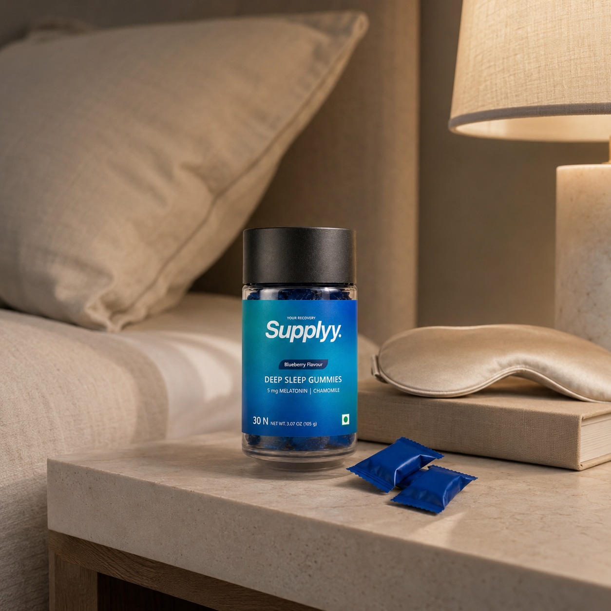 Supplyy Deep Sleep Gummies with 5 mg melatonin